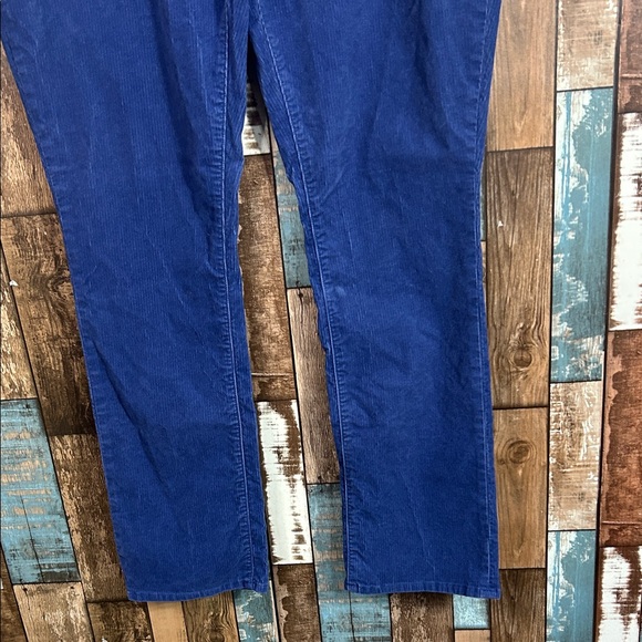 Lands' End tall Blue Corduroy Trousers - Picture 5 of 12